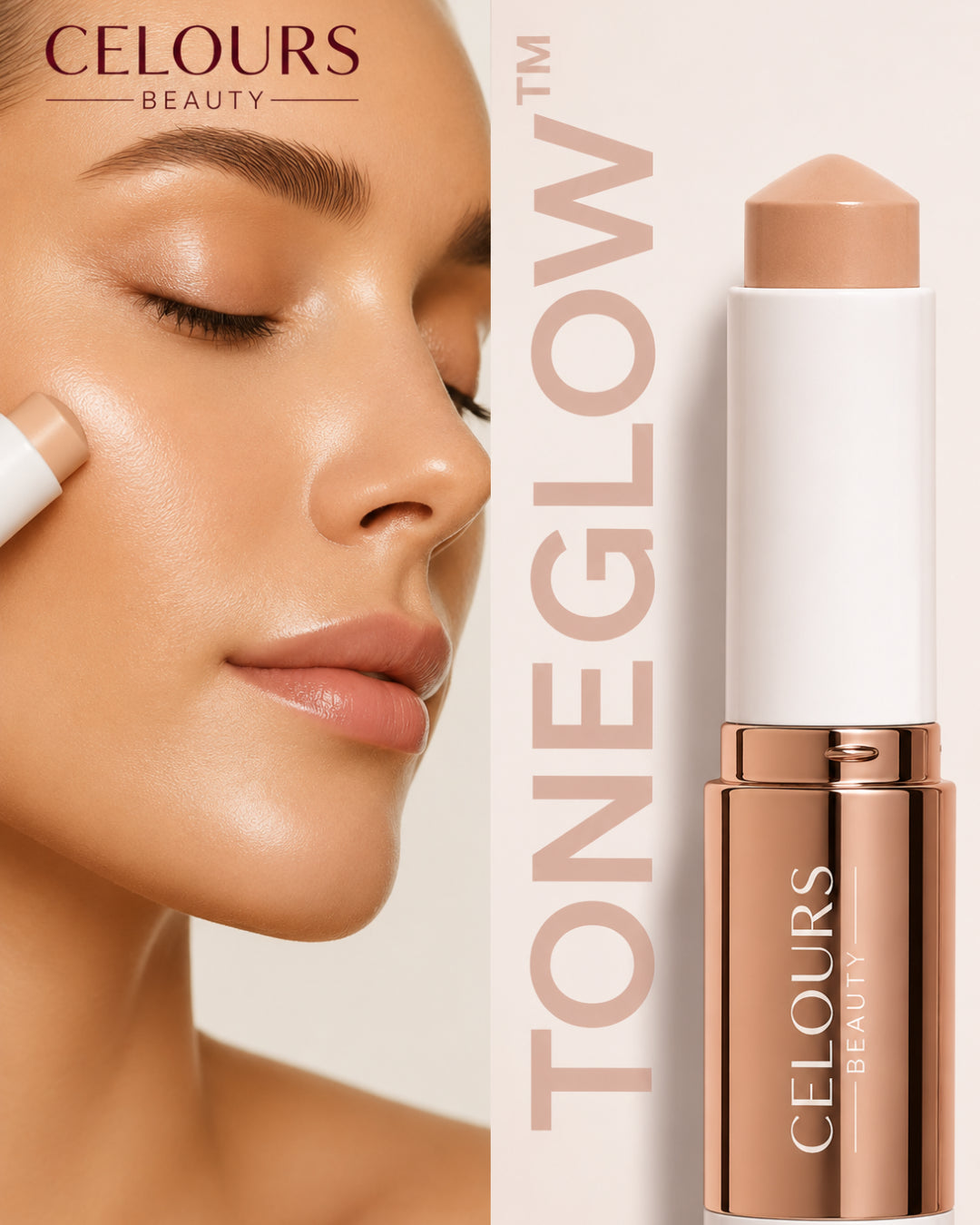 Celours-ToneGlow™ Fond de teint stick auto-adaptatif