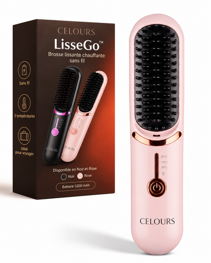 Celours LisseGo™ | Brosse lissante sans fil