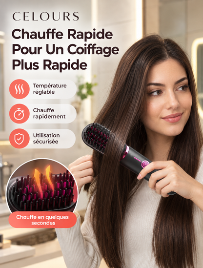 Celours LisseGo™ | Brosse lissante sans fil