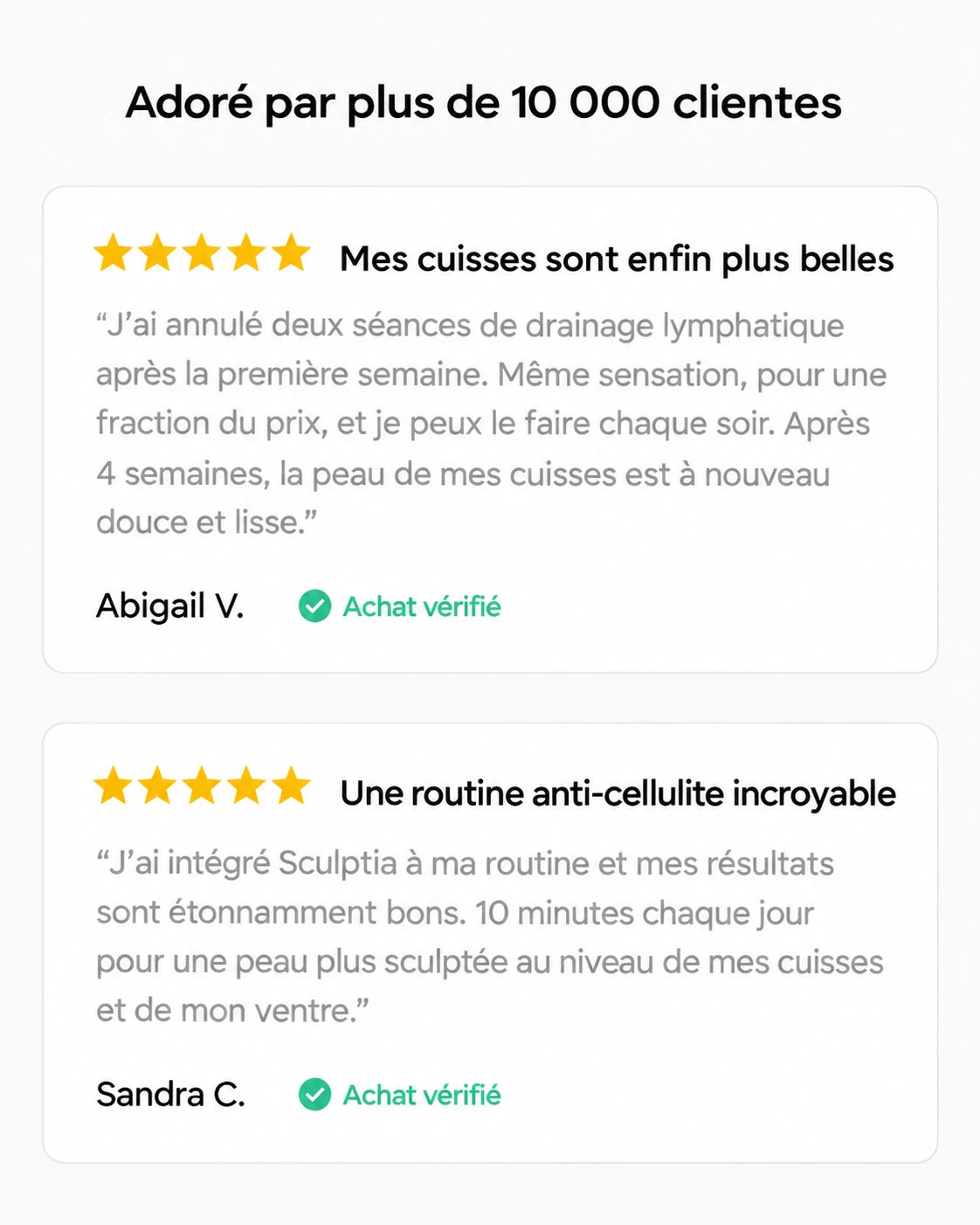 Celours Sculptia™ Appareil de massage sculptant pour le corps