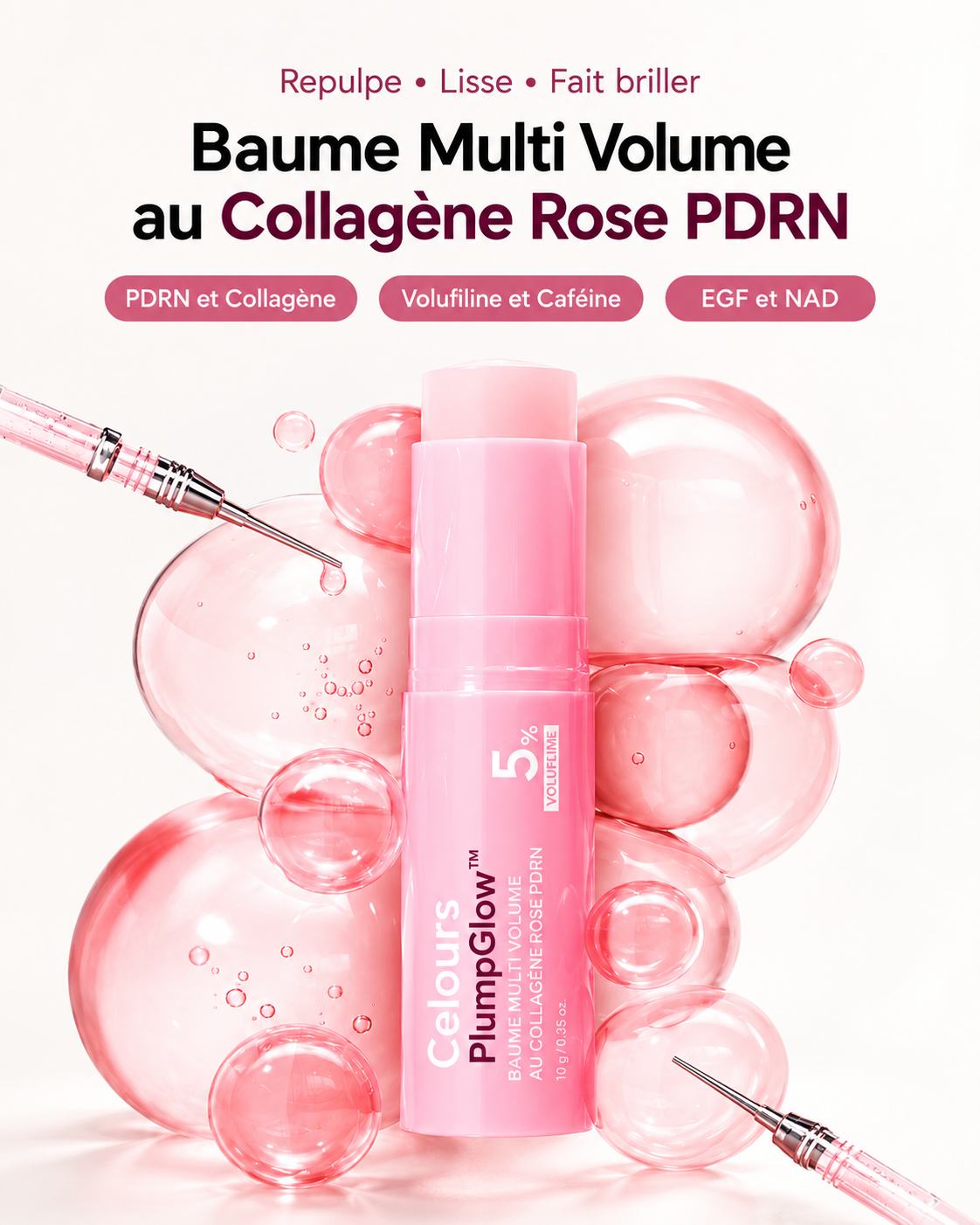 Celours PlumpGlow™ Serum PDRN — Éclat & Fermeté Express